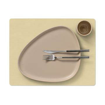 Set de table Corduroy square L - Lemon Sorbet - LIND DNA