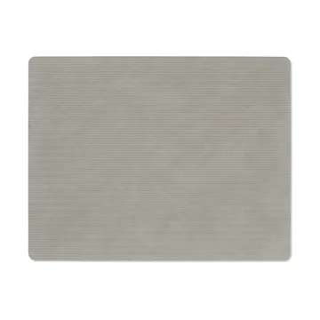 Set de table Corduroy square L - Light Grey - LIND DNA