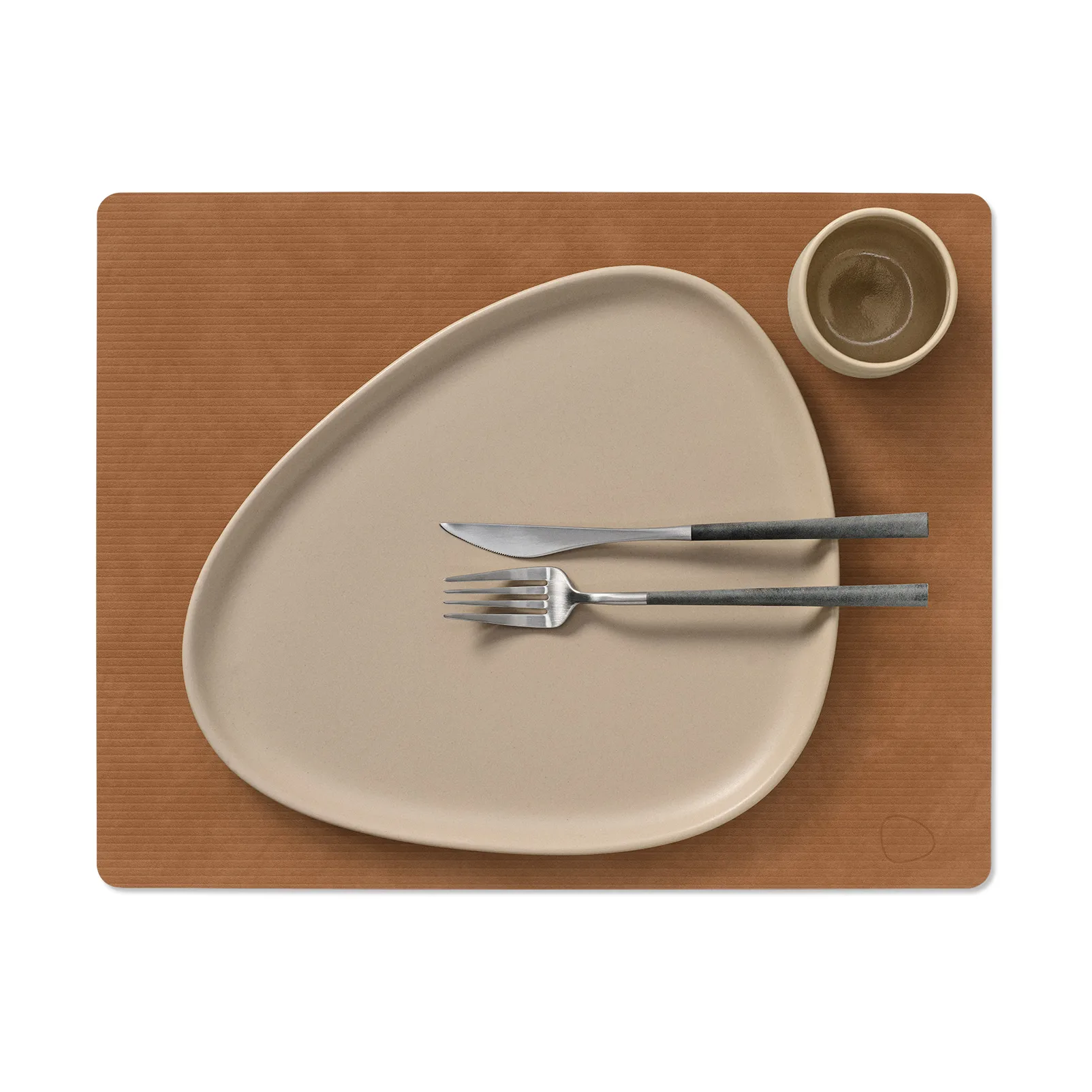 Set de table Corduroy square L, Nature LIND DNA