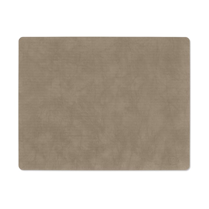 Set de table Corduroy square L - Nomad Grey - LIND DNA