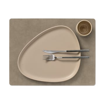 Set de table Corduroy square L - Nomad Grey - LIND DNA
