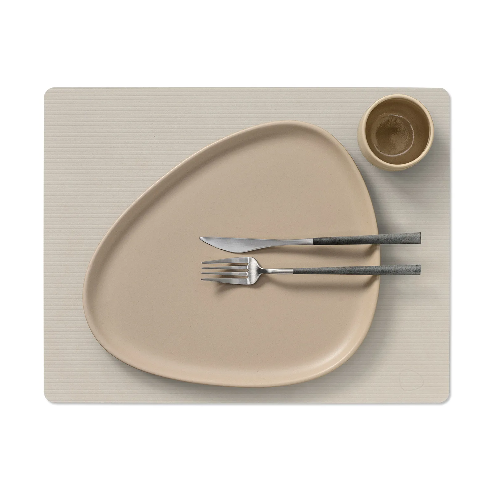 Set de table Corduroy square L, Oyster White LIND DNA