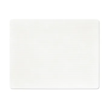 Set de table Corduroy square L - Pure white - LIND DNA