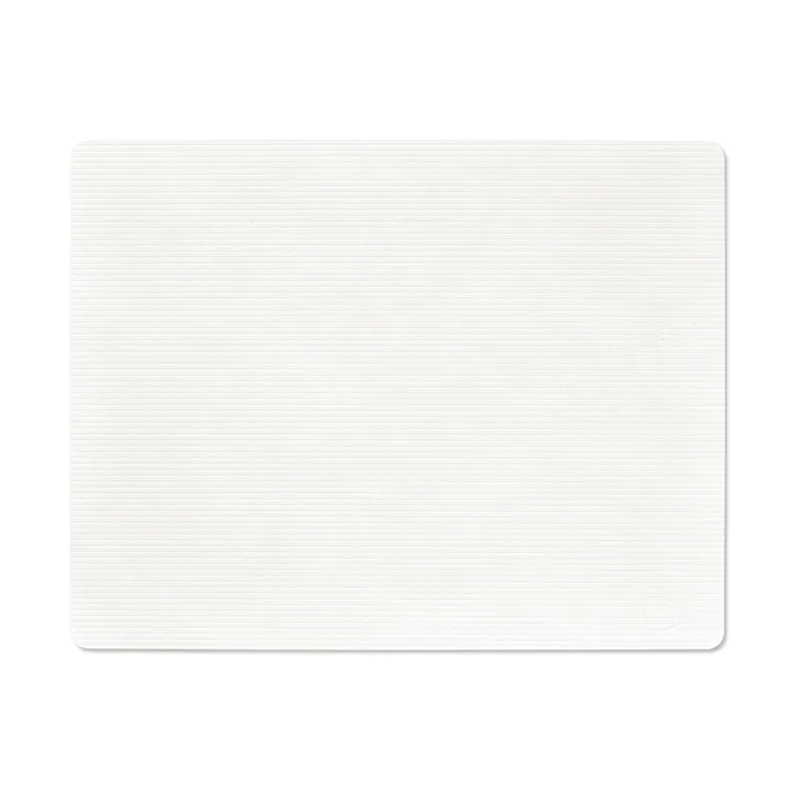 Set de table Corduroy square L - Pure white - LIND DNA