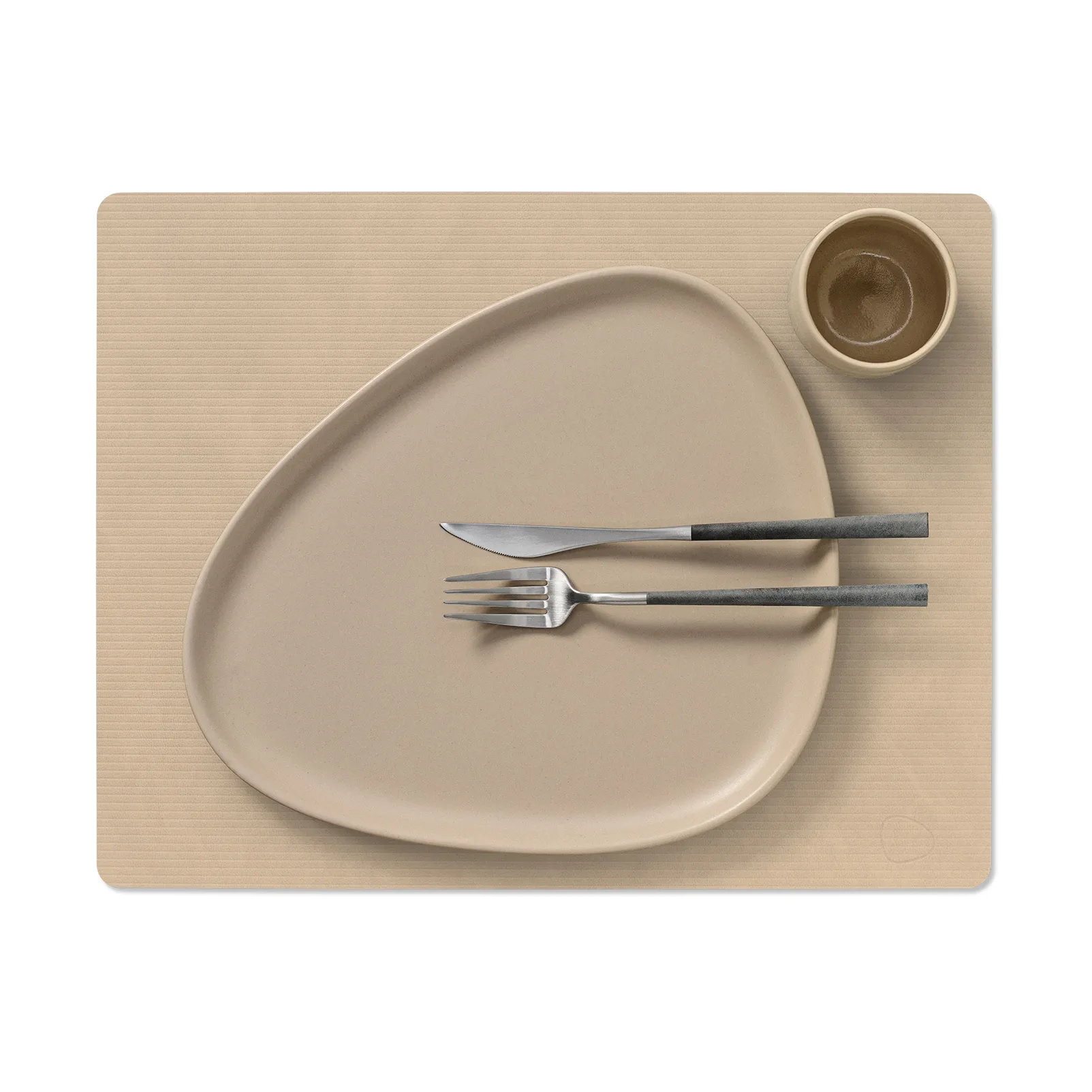 Set de table Corduroy square L, Sand LIND DNA
