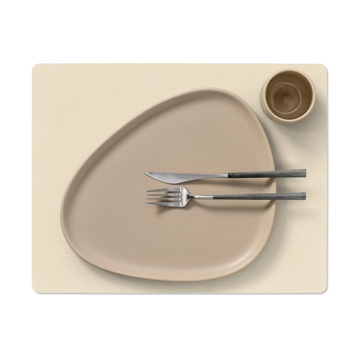 Set de table Corduroy square L, Vanilla LIND DNA