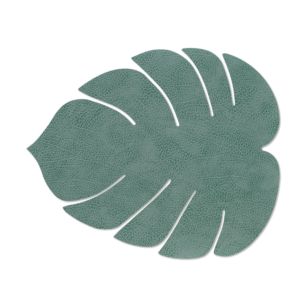 LIND DNA Set de table Monstera Leaf Hippo L Vert pastel