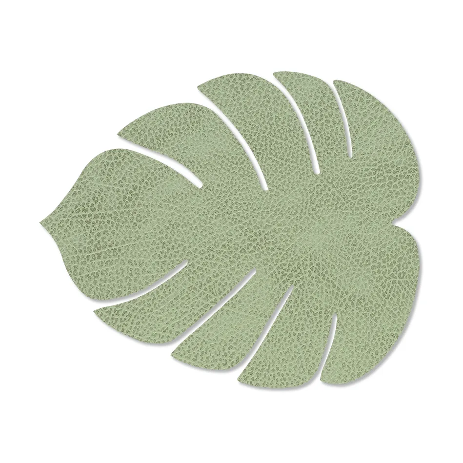 Set de table Monstera Leaf Hippo S, Vert olive LIND DNA