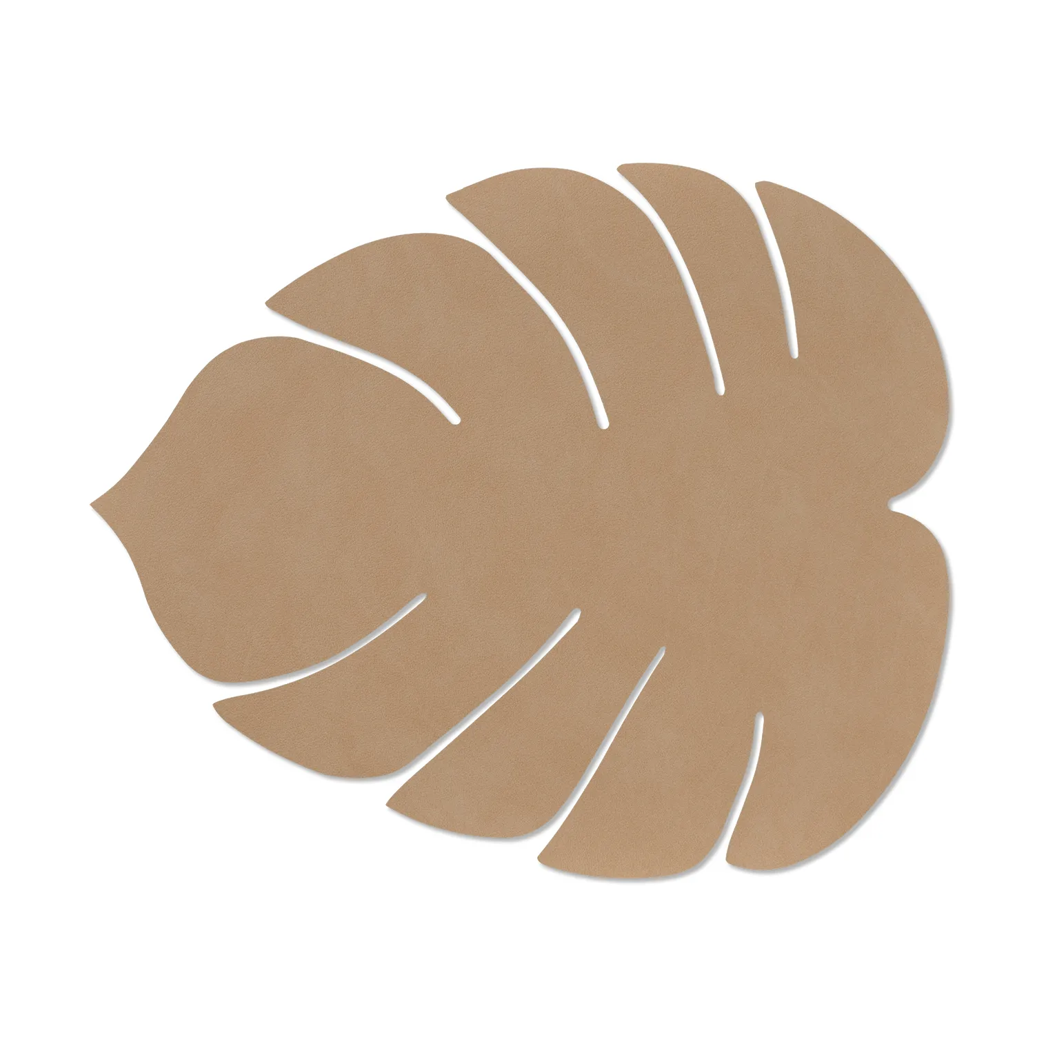 Set de table Monstera Leaf Nupo L, Nougat LIND DNA