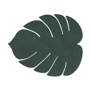 Set de table Monstera Leaf Nupo L - Vert foncé - LIND DNA