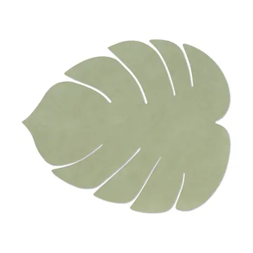 Set de table Monstera Leaf Nupo L - Vert olive - LIND DNA