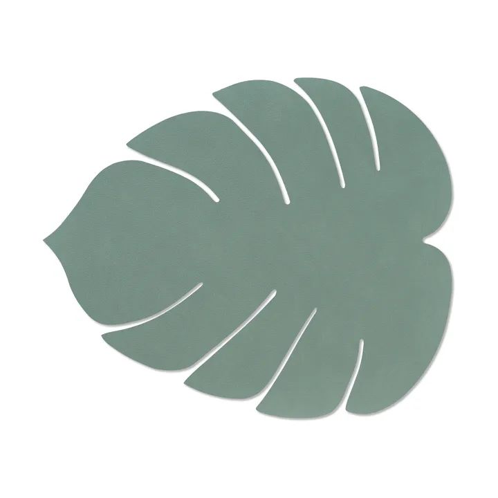 Set de table Monstera Leaf Nupo L - Vert pastel, 42x35 cm - LIND DNA