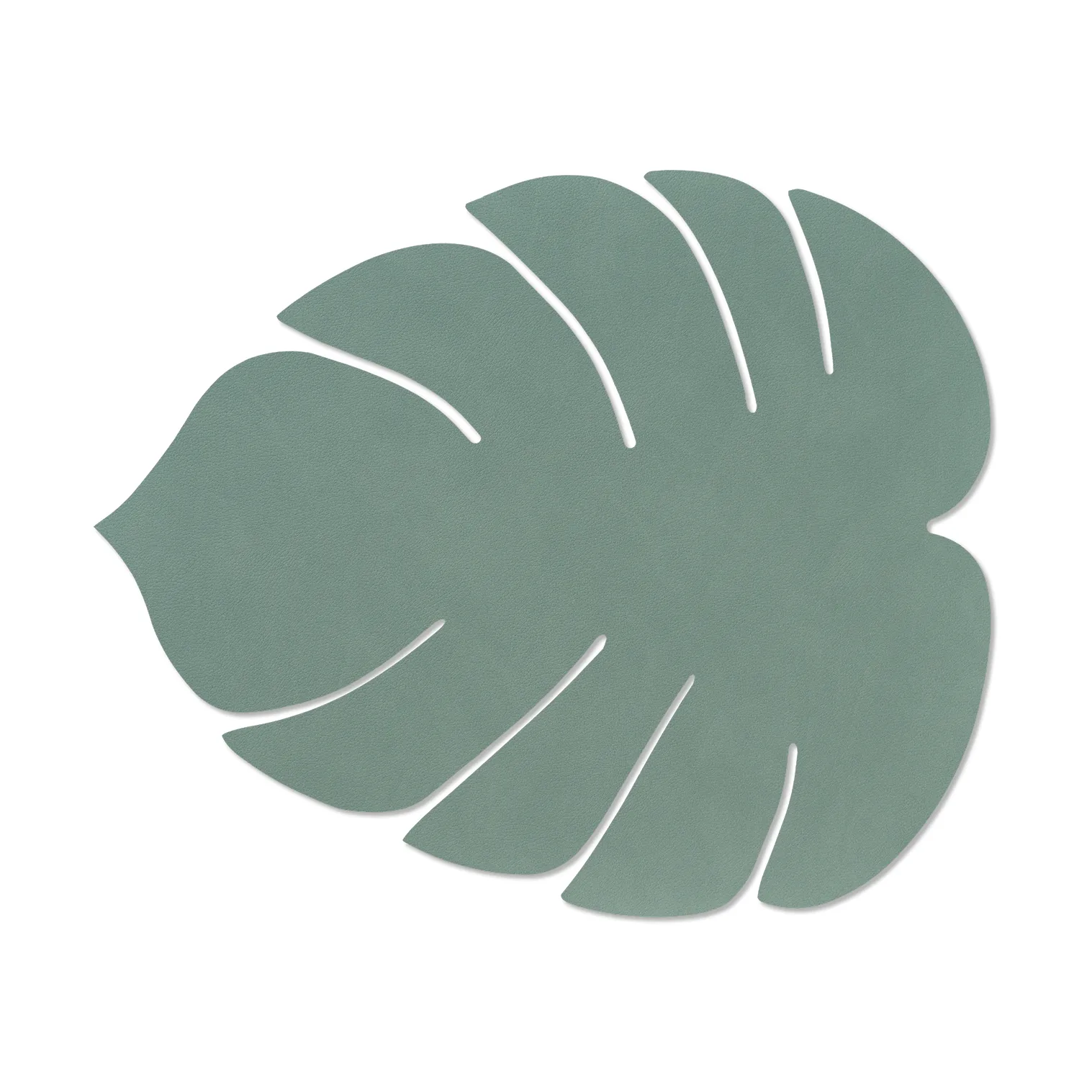 Set de table Monstera Leaf Nupo L, Vert pastel LIND DNA