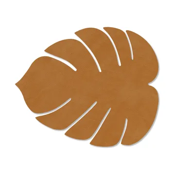 Set de table Monstera Leaf Nupo S - Burned curry - LIND DNA