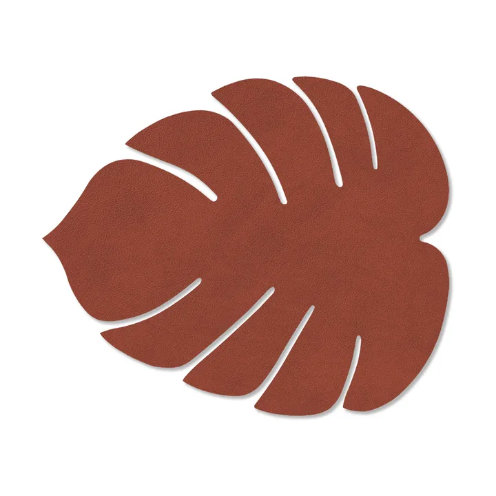 Set de table Monstera Leaf Nupo S - Sienna, 26x22 cm - LIND DNA