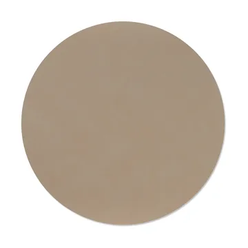 Set de table Nupo - Clay brown, circle, L - LIND DNA