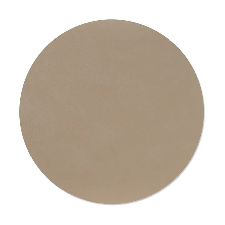 Set de table Nupo - Clay brown, circle, L - LIND DNA