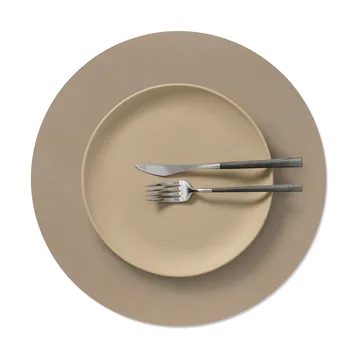 Set de table Nupo - Clay brown, circle, L - LIND DNA