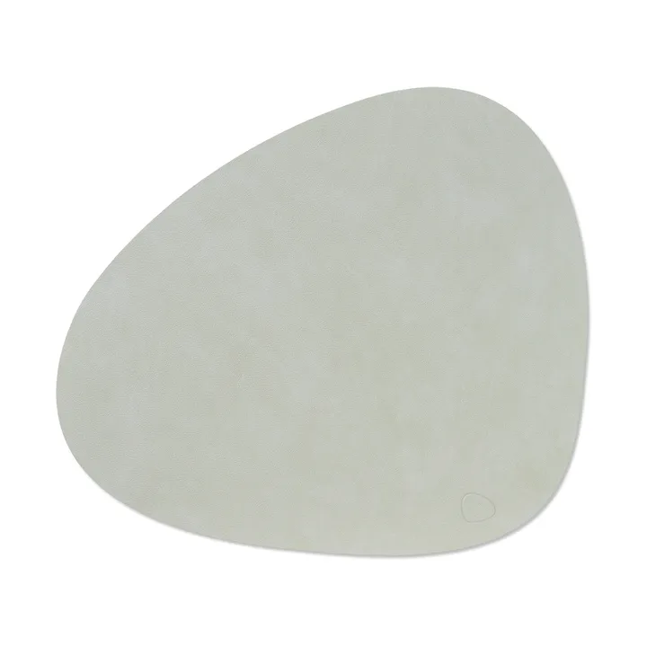 Set de table Nupo curve L - Metallic (gris pierre) - LIND DNA