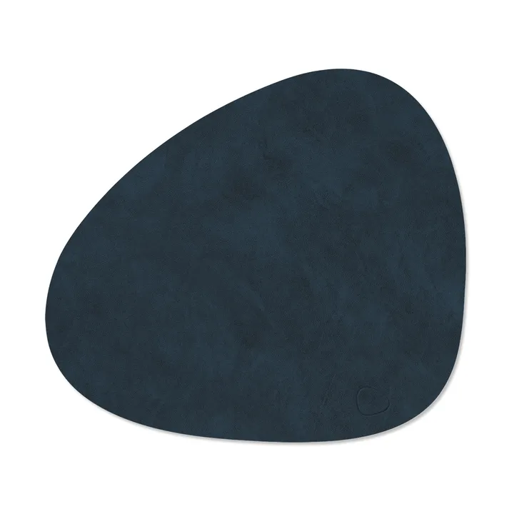 Set de table Nupo curve M - Bleu nuit, 35x31 cm - LIND DNA