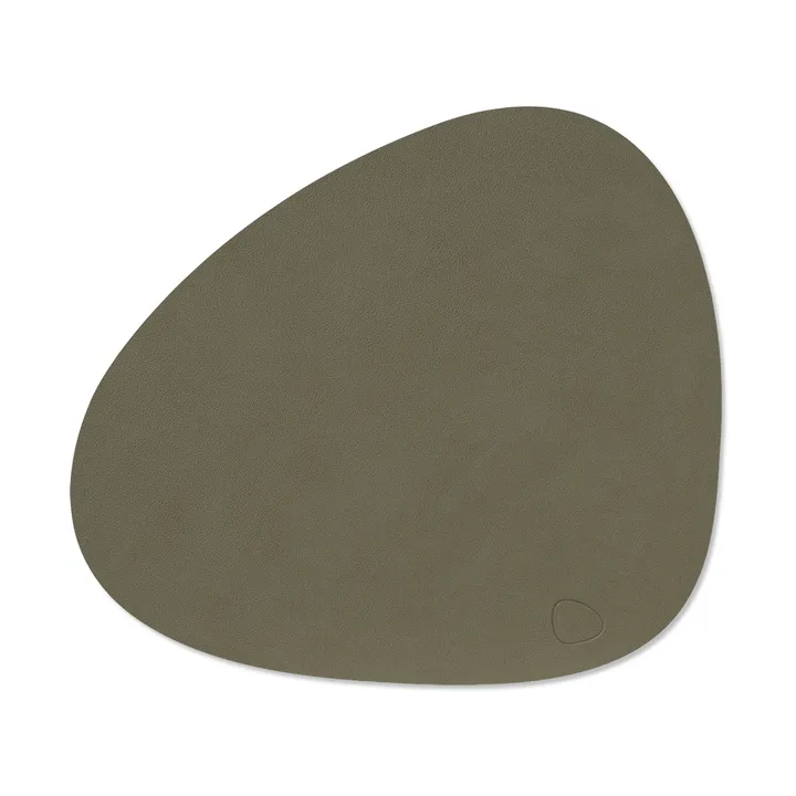 Set de table Nupo curve M - Vert militaire, 35x31 cm - LIND DNA