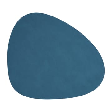 Set de table Nupo curve réversible L 1 pièce - Midnight blue-petrol - LIND DNA
