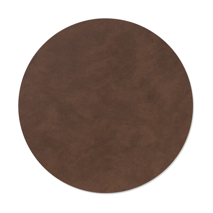 Set de table Nupo - Dark brown, circle, L - LIND DNA