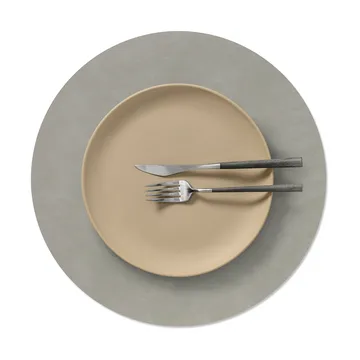 Set de table Nupo - Light grey, circle, L - LIND DNA