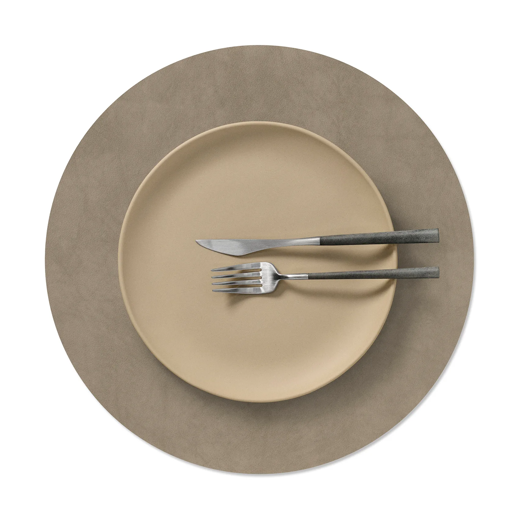 Set de table Nupo, Nomad grey, circle, L LIND DNA