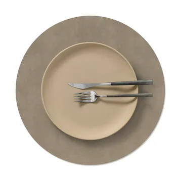 Set de table Nupo - Nomad grey, circle, L - LIND DNA