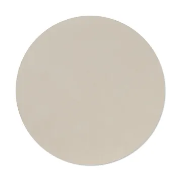 Set de table Nupo - Oyster white, circle, L - LIND DNA