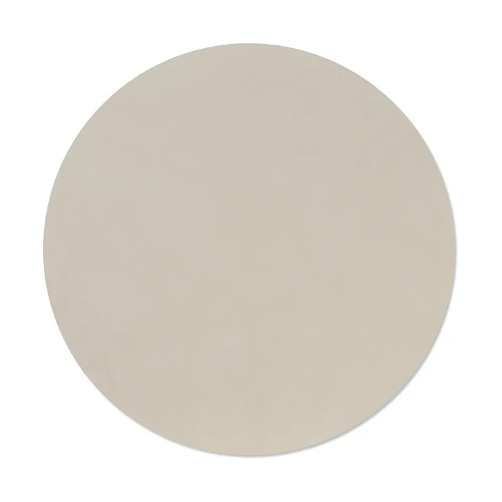 Set de table Nupo - Oyster white, circle, L - LIND DNA