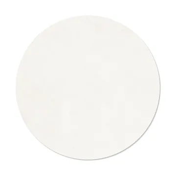 Set de table Nupo - Pure white, circle, L - LIND DNA