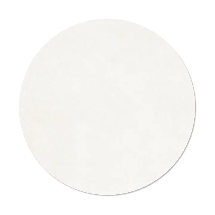 Set de table Nupo - Pure white, circle, L - LIND DNA