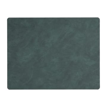Set de Table Nupo réversible square L 1 pièce - Dark green-olive green - LIND DNA