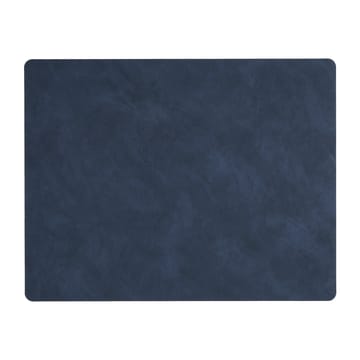 Set de table Nupo réversible square L 1 pièce - Midnight blue-petrol - LIND DNA