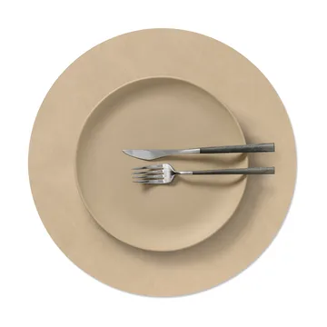 Set de table Nupo - Sand, circle, L - LIND DNA