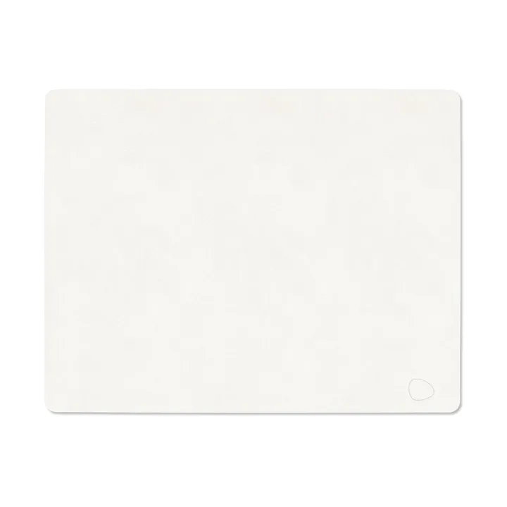 Set de table Nupo square L - Pure white - LIND DNA