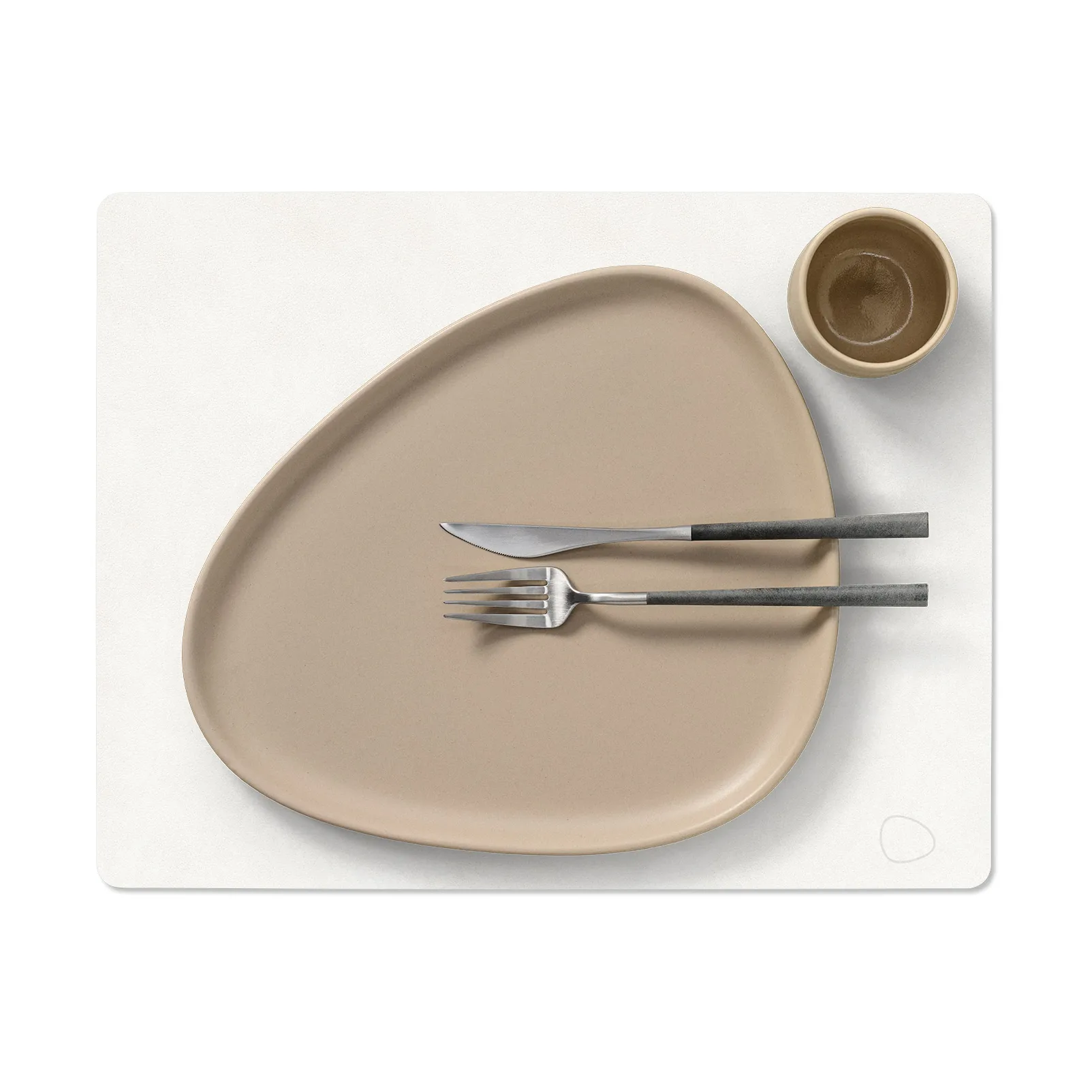 Set de table Nupo square L, Pure white LIND DNA