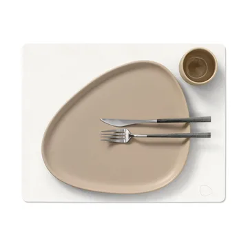 Set de table Nupo square L - Pure white - LIND DNA