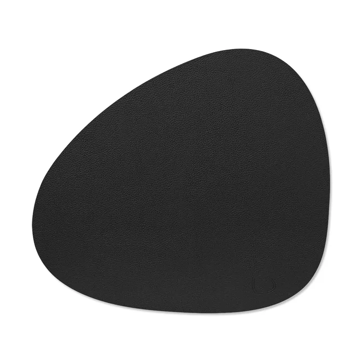 Set de table Serene curve M - Noir, 35x31 cm - LIND DNA