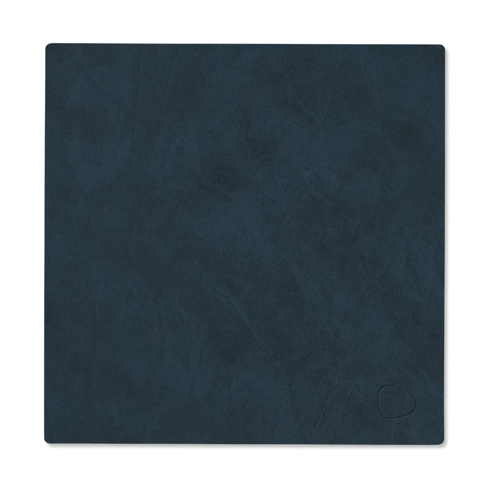 Set de table square réversible Nupo S 1 pièce, Midnight blue-petrol LIND DNA