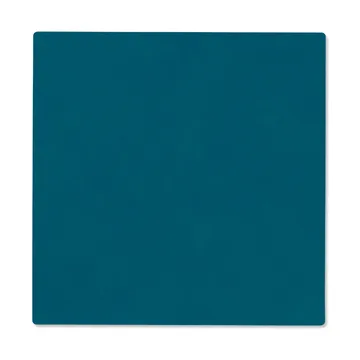 Set de table square réversible Nupo S 1 pièce - Midnight blue-petrol - LIND DNA
