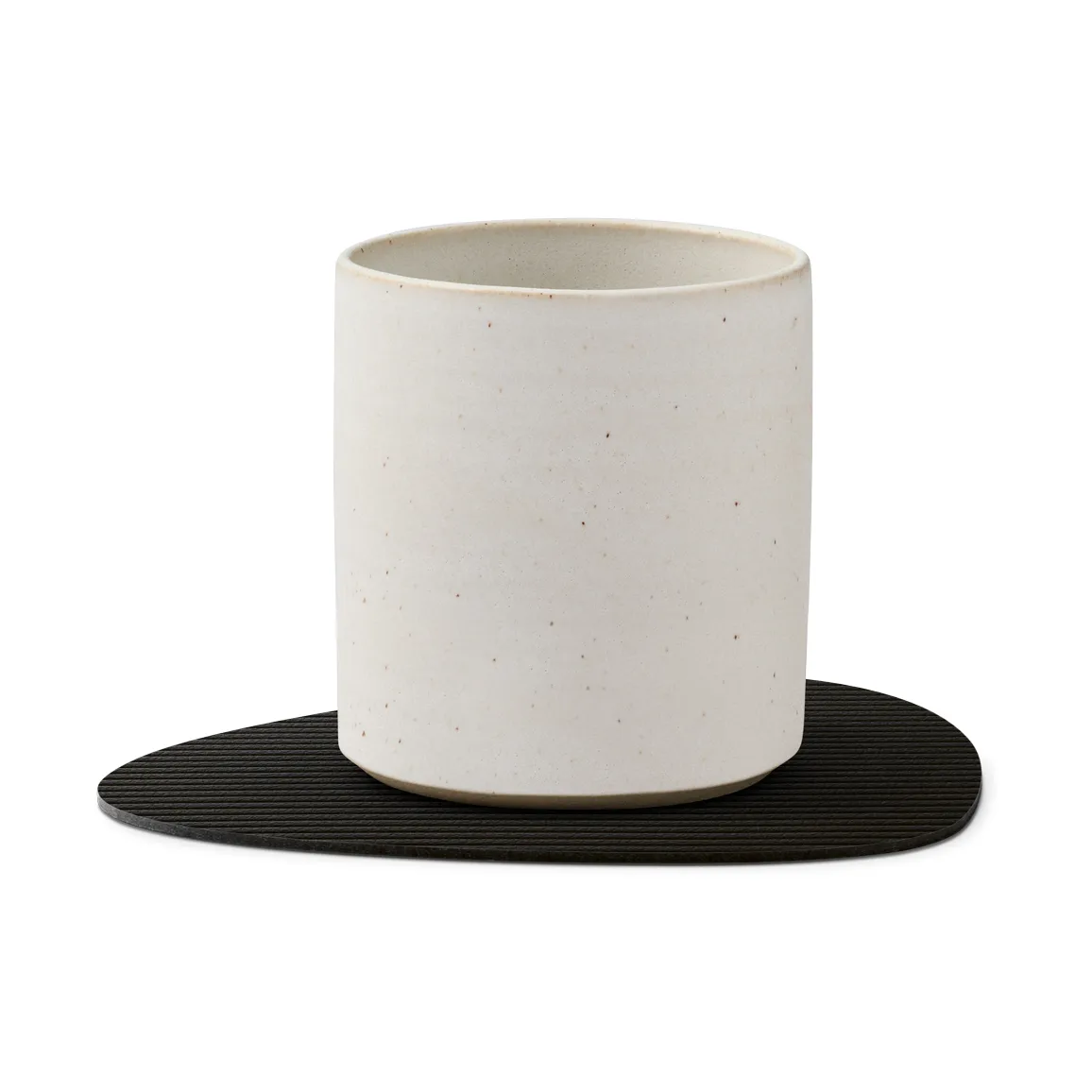 Sous-verre Corduroy curve, Black ink LIND DNA