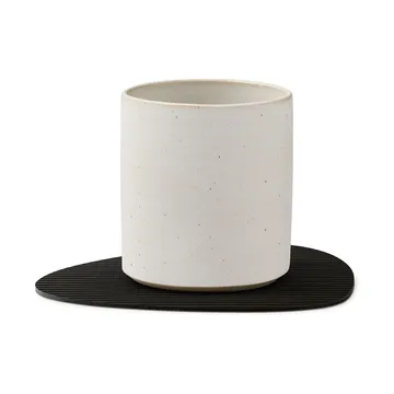 Sous-verre Corduroy curve - Black ink - LIND DNA