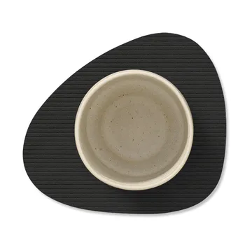 Sous-verre Corduroy curve - Black ink - LIND DNA