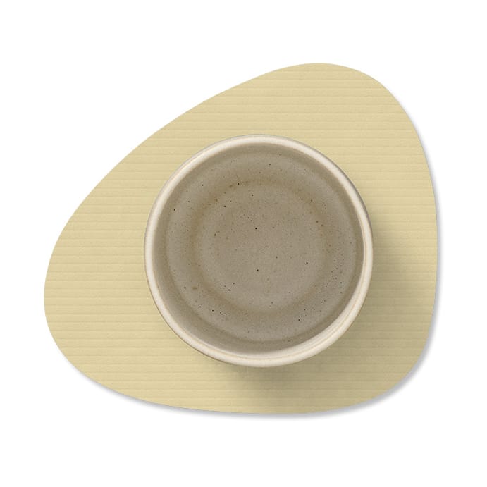Sous-verre Corduroy curve, Lemon Sorbet LIND DNA