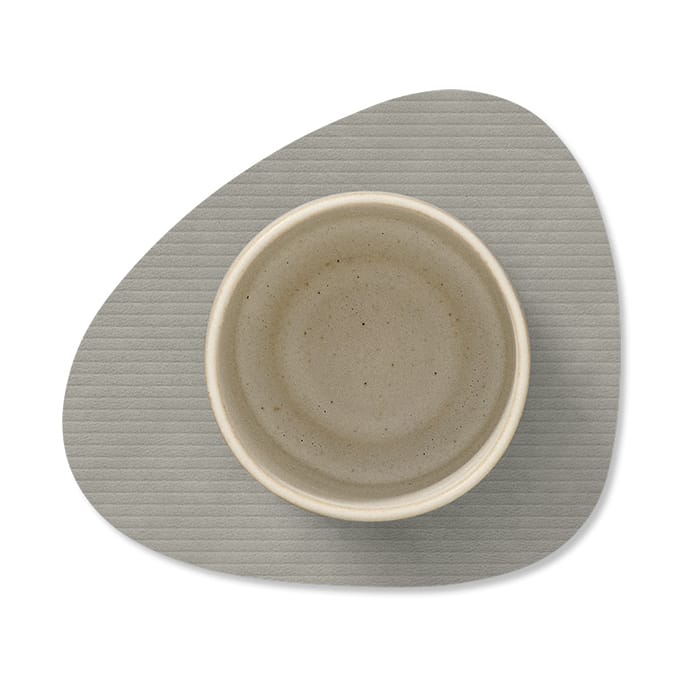 Sous-verre Corduroy curve, Light Grey LIND DNA