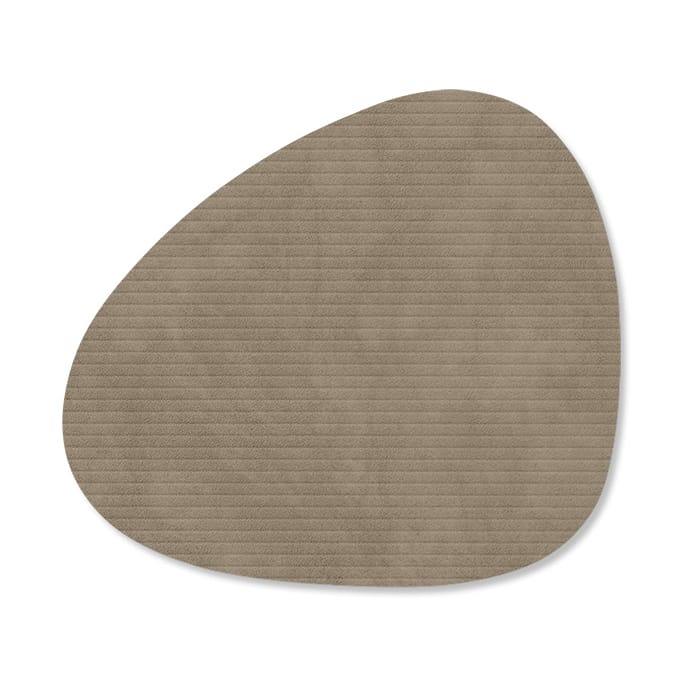 Sous-verre Corduroy curve - Nomad Grey - LIND DNA