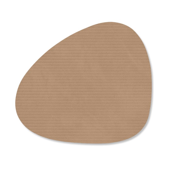 Sous-verre Corduroy curve - Nougat - LIND DNA